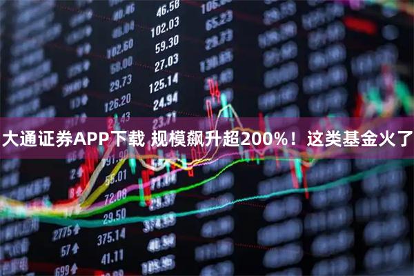 大通证券APP下载 规模飙升超200%！这类基金火了